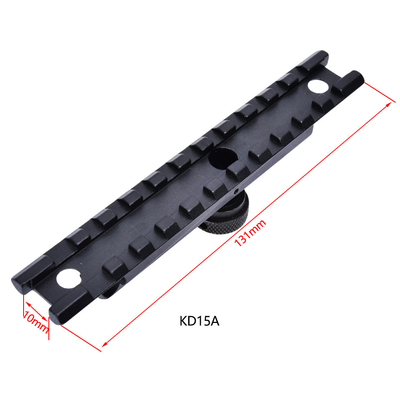 マットブラック戦術用範囲 マウント 11mm スロット キャリーハンドル マウント アダプター 簡単にインストール