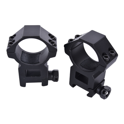 高プロフィール ダブルリング スコープ マウント ダブルリング マウント マットブラック 中央高さ 21mm