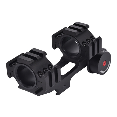 22mm 幅 バブルレベルと角度指標センター高さ21mmの双環スコープマウント