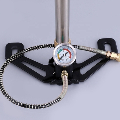 手動高圧ハンドエアポンプ 4500psi 300bar ブラック ガソリン燃料