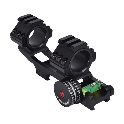 タクティカル・デュアル・スコプ・マウント・リング ブルブル・レベル 40mm オフセット 21mm ピカチニー・レール
