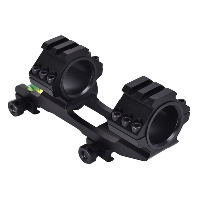 タクティカル・デュアル・スコプ・マウント・リング ブルブル・レベル 40mm オフセット 21mm ピカチニー・レール