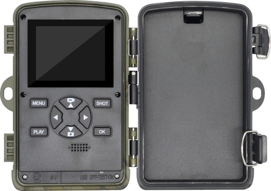 4K 20MP ダブルレンズ狩猟カメラ 120 幅の動きセンサーと 38PCS IRランプ
