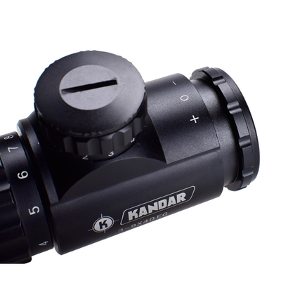315mm KANDAR 狩猟視野 3-9X40EG 赤と緑の照明 R14 レティクル 視野
