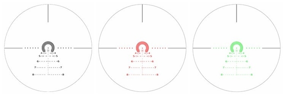 1-6X拡大型 コンパクトFFP35mmチューブ 狩猟精度と精度のための口腔範囲