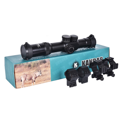 放大 2-12x 狩猟光学35mm 一片チューブ SF FFP 赤と緑のスコープ