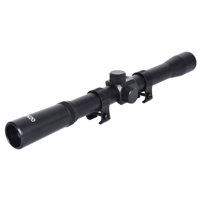 4x20 ミニスコープ 22 リングとマウントの光学スコープ 視野 4.6° 100yds チューブ直径 17mm