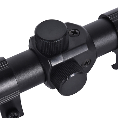 4x20 ミニスコープ 22 リングとマウントの光学スコープ 視野 4.6° 100yds チューブ直径 17mm