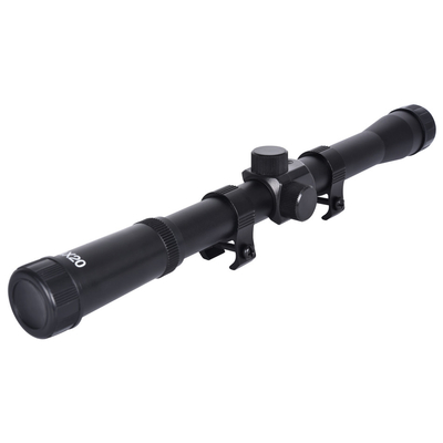 4x20 ミニスコープ 22 リングとマウントの光学スコープ 視野 4.6° 100yds チューブ直径 17mm