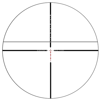 照明 3-12x40 SFIR サイド フォーカス オプティック スコープ 狩猟用 30mm ダイア