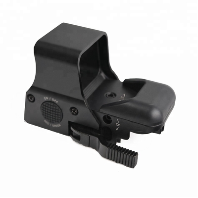 簡単に取り付けられる 63mm x 53mm リフレックス 4 レティクル 狩猟用レッドドット シート 衝撃防止設計