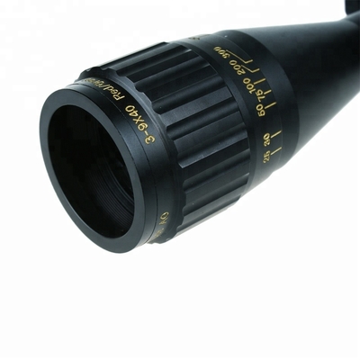 赤と緑色照明 3-9X40AOME 遠距離狩猟用範囲 340mm 長さ