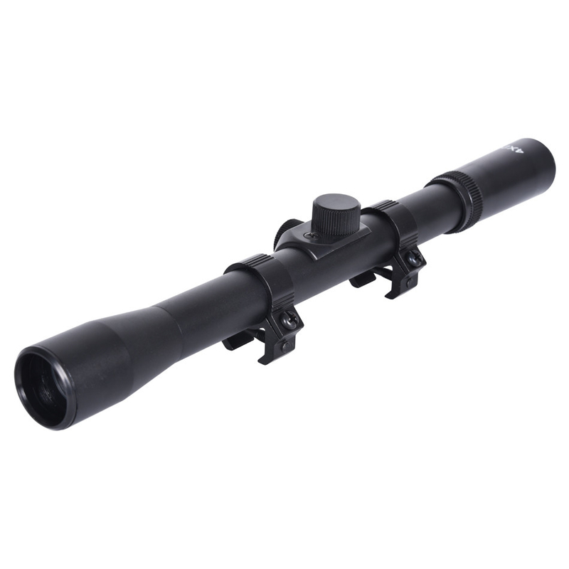 4x20 ミニスコープ 22 リングとマウントの光学スコープ 視野 4.6° 100yds チューブ直径 17mm