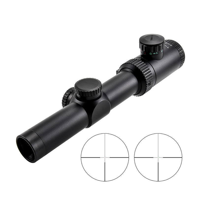野外狩猟機器 オプティクス 視力 1-4x24 IR 30mm 12.6mm 出口瞳孔直径